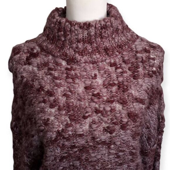 HOLLISTER PURPLE TURTLENECK SWEATER SZ.S EUC. - Picture 3 of 6